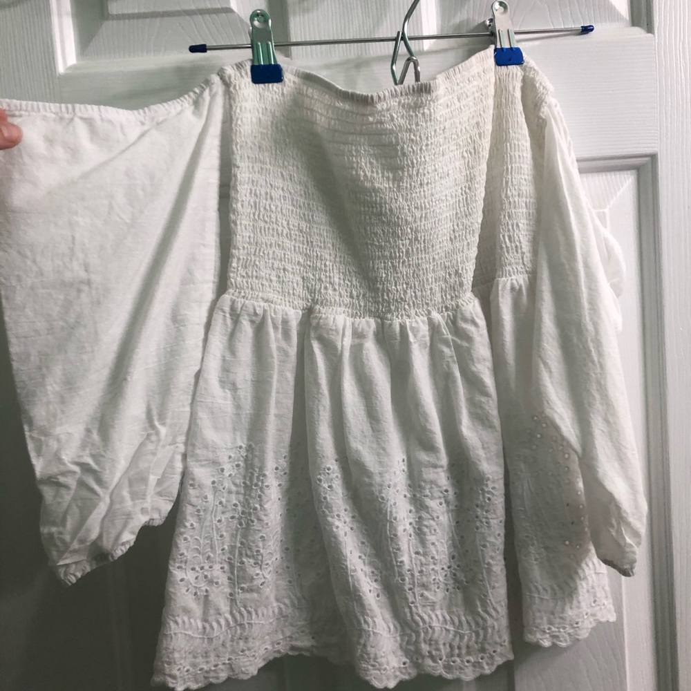 White lace top